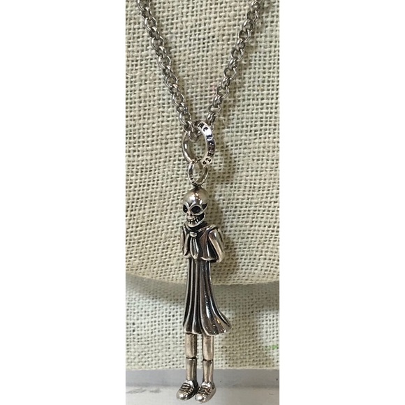 Chrome Hearts Silver Skull Doll Pendant 